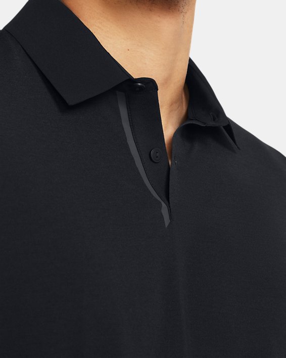 Men's UA Tour Tips Polo in Black image number 2